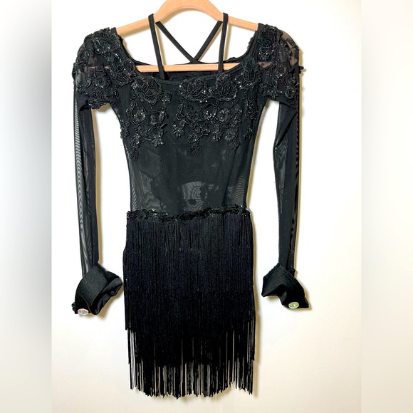 Glamour Dance Costume Jazz Chicago child large - Picture 2 of 2